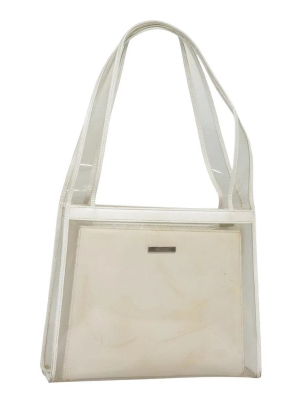 GUCCI Tote Bag Vinyl Clear 001 2058 1773 5 Auth 92362